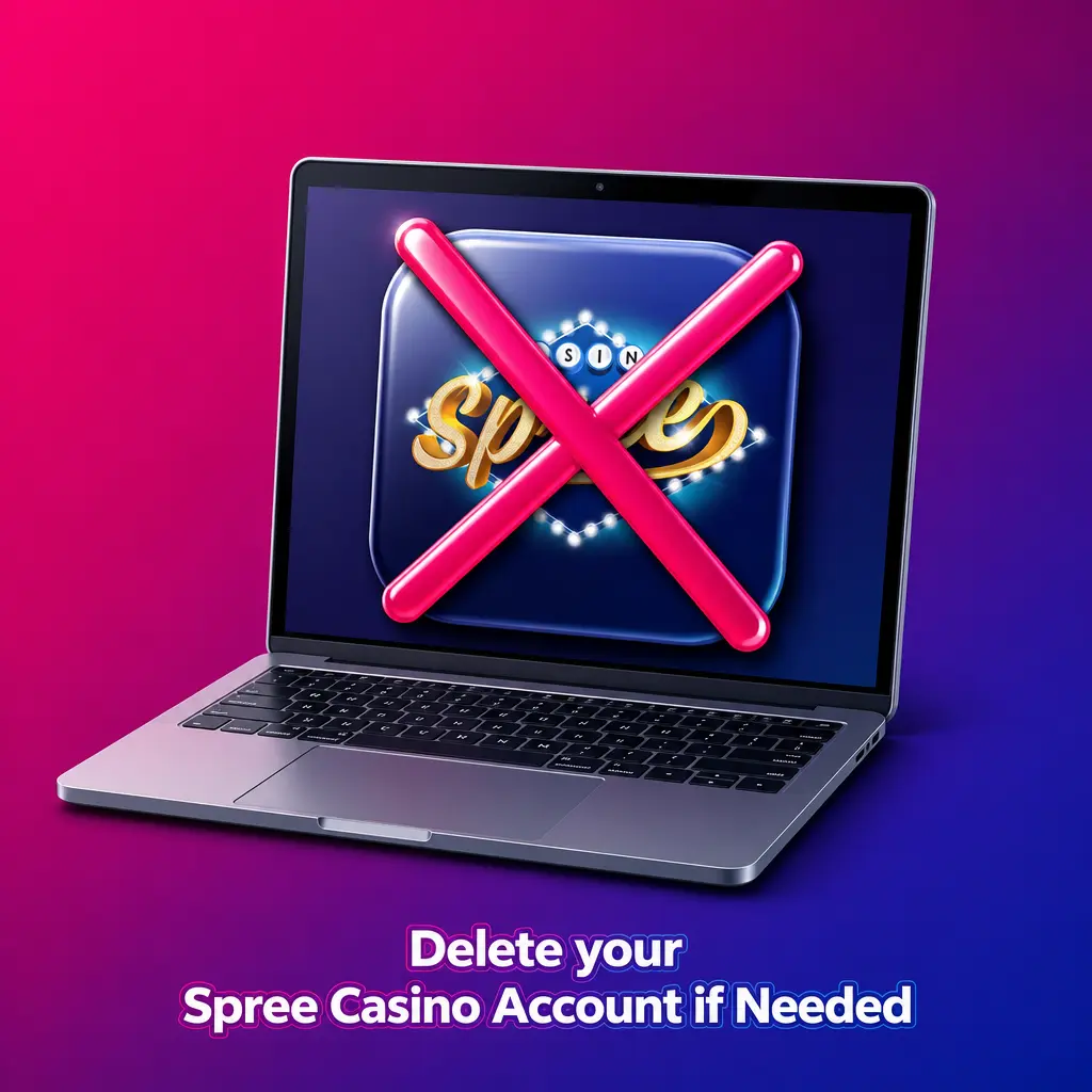 Delete your Spree Casino Account if Needed illustration