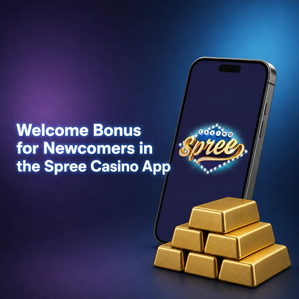 Welcome Bonus for Newcomers in the Spree Casino App representation