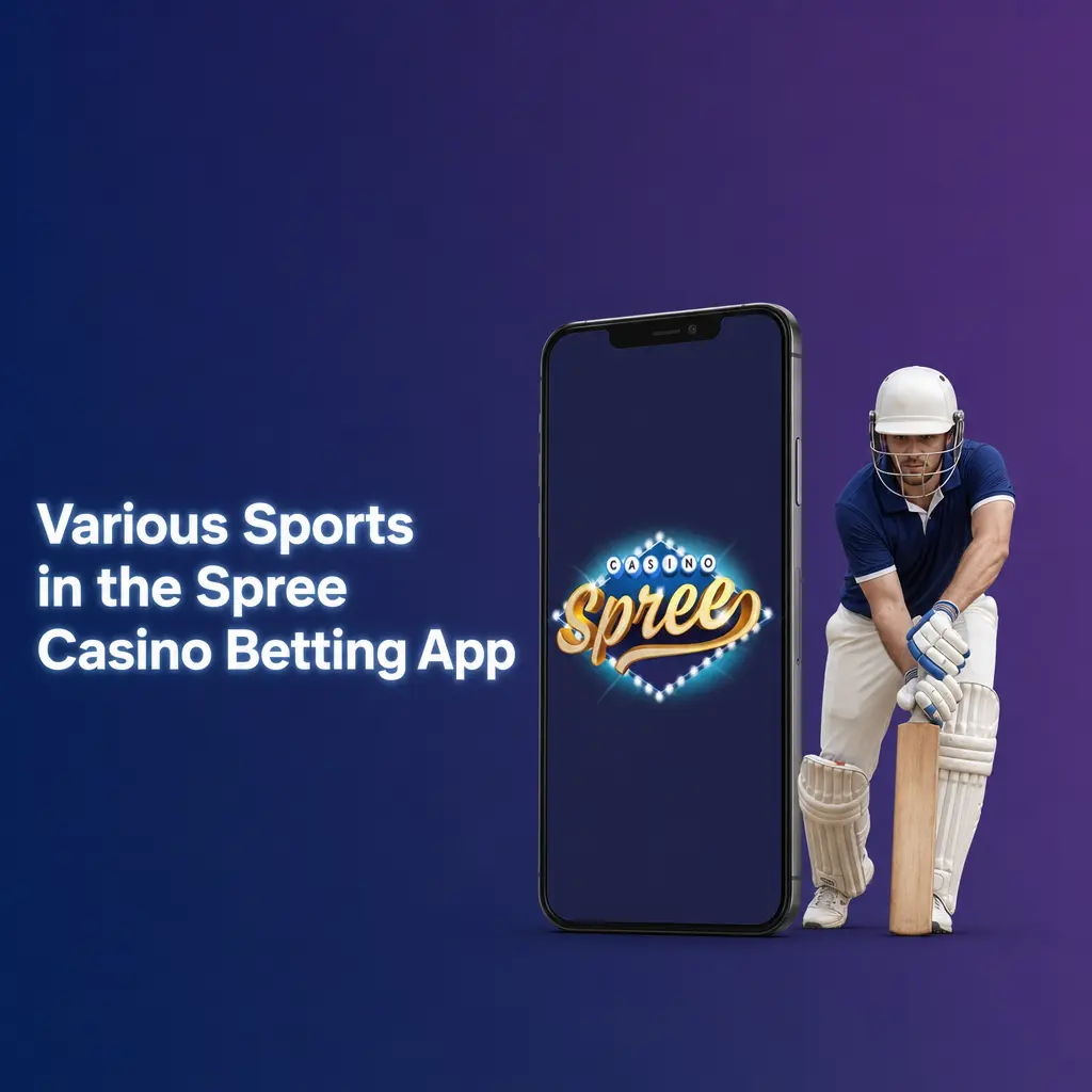 Various Sports in the Spree Casino Betting App illustration